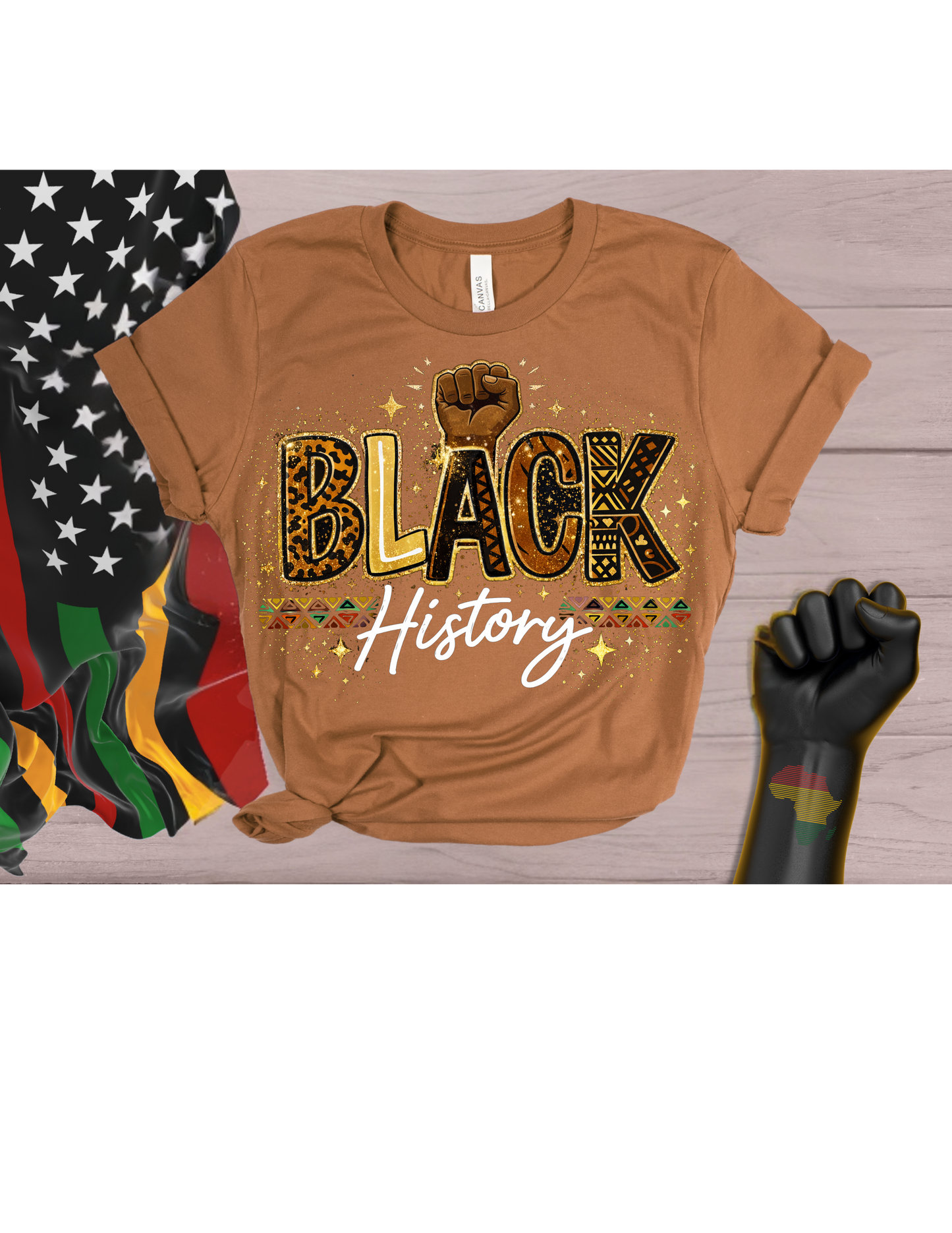 Black History / 10" Width DTF Transfer