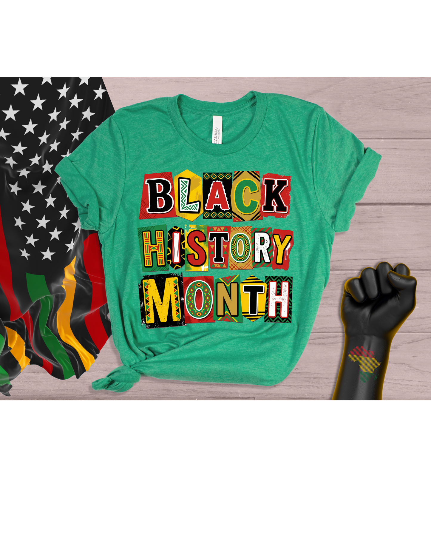 Black History Month / 10" Width DTF Transfer