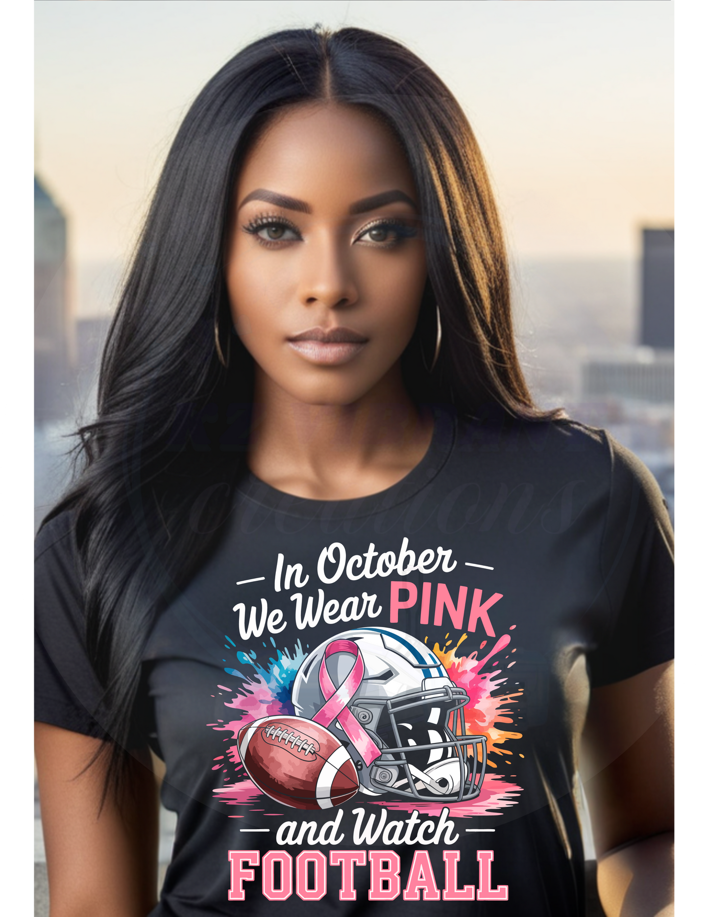 We Wear Pink / 10" Width DTF Transfer